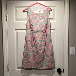 Lily Pulitzer 100% Cotton Shift Dress Size 2